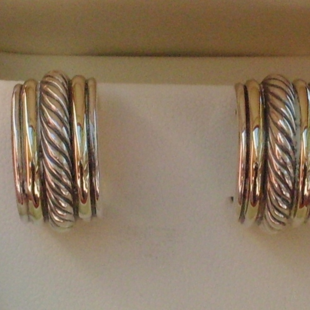 David Yurman Cable Collectibles Hoop Earrings